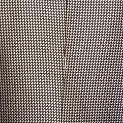 مملوكة مسبقًا Armani Collezioni Metallic Plaided Silk Asymmetric Cropped Blazer M