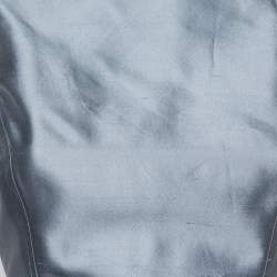 مملوكة مسبقًا Armani Collezioni Grey Silk & Wool Sleeveless Sheath Dress M