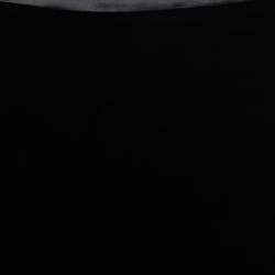 Pre Owned Armani Collezioni Black Velvet Knee-Length Skirt M