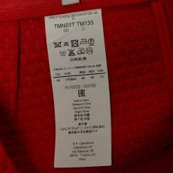 Pre Owned Armani Collezioni Red Knit Skirt and Blazer Set L