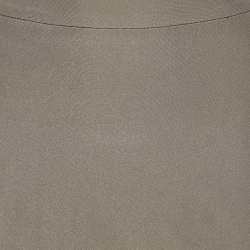 Armani Collezioni Brown Silk Crepe Pencil Skirt M