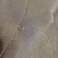 Armani Collezioni Brown Silk Crepe Pencil Skirt M