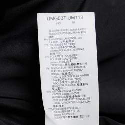 مملوكة مسبقًا Armani Collezioni Black Tweed Button Front Jacket S