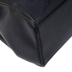 مملوكة مسبقًا حقيبة يد أرماني كوليزيوني جلد سوداء