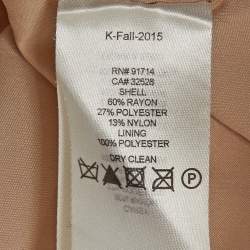 مملوكة مسبقًا فستان أرماني إكستشينج ميني كريب مخطط بيج مقاس متوسط