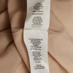 مملوكة مسبقًا فستان أرماني إكستشينج ميني كريب مخطط بيج مقاس متوسط