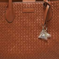 Aspinal Of London Brown Woven Leather London Tote