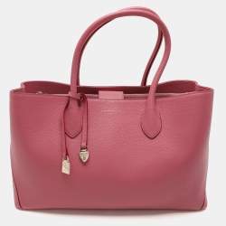Aspinal Of London Pink Leather London Shopper Tote