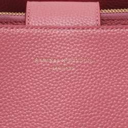 Aspinal Of London Pink Leather London Shopper Tote