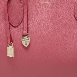Aspinal Of London Pink Leather London Shopper Tote