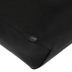 Pre Owned Aspinal of London Black Leather Essential Shopper Tote