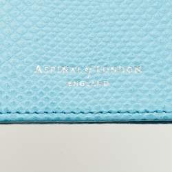 Pre Owned حامل جواز سفر اسبينال أف لندن جلد نقش سحلية أزرق