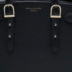 Pre Owned Aspinal Of London Black Leather Marylebone Tote