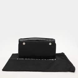 Aspinal Of London Black Leather Travel Organizer Clutch