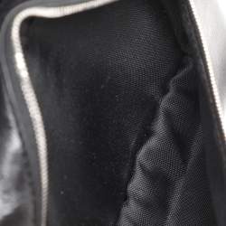 Aspinal Of London Black Leather Travel Organizer Clutch
