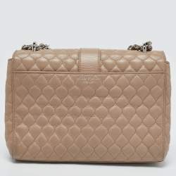 Aspinal Of London Beige Quilted Leather Lottie Shoulder Bag