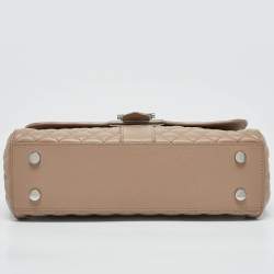 Aspinal Of London Beige Quilted Leather Lottie Shoulder Bag