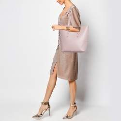 Aspinal Of London Pink Leather Essential Tote