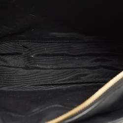 Aspinal Of London Black/White Leather, Rabbit Fur and Snakeskin Shoulder Bag