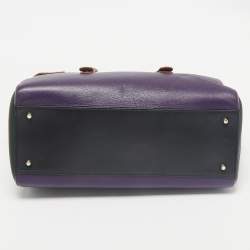 Aspinal of London Multicolor Leather and Ostrich Embossed Marylebone Tote