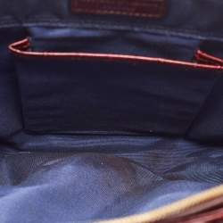 Aspinal of London Burgundy Croc Embossed Leather Marylebone Top Handle Bag
