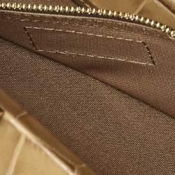 Aspinal Of London Tan Croc Embossed Leather Trunk Top Handle Bag