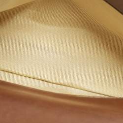 Pre Owned حقيبة كتف اسبينال أف لندن هامبتون جلد نقشة التمساح وبني