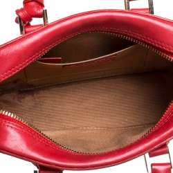 Aspinal of London Red Lizard Embossed Leather Mini Sofia Shoulder Bag