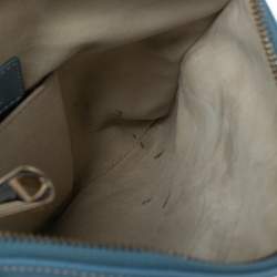 Pre Owned Aspinal Of London Light Blue Leather Madison Tote