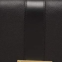 Aspinal Of London Black Leather Lottie Shoulder Bag