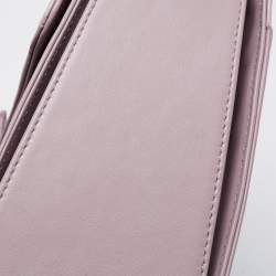 Aspinal Of London Purple Croc Embossed Leather Mayfair Top Handle Bag