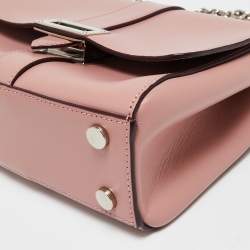 Aspinal Of London Pink Leather Lottie Shoulder Bag