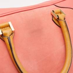 Aspinal Of London Tri Color Nubuck Leather Small Briefcase