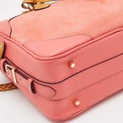 Aspinal Of London Tri Color Nubuck Leather Small Briefcase