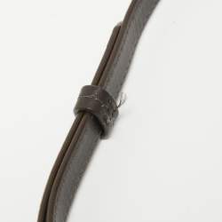 Aspinal Of London Dark Brown Watersnake Leather Trunk Top Handle Bag
