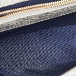 Aspinal Of London Silver Python Embossed Leather Small Lottie Shoulder Bag