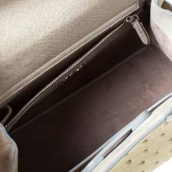 مملوكة مسبقًا  حقيبة يد آسبري بيلغرافيا جلد نعام خضراء ليموني افوكادو