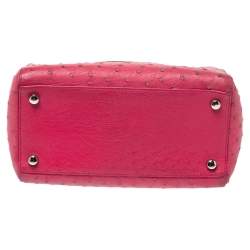 Asprey Pink Ostrich Belgravia Tote