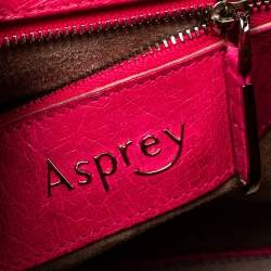Asprey Pink Ostrich Belgravia Tote