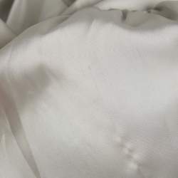 Pre Owned Atoir Light Grey Satin Tie Up Blouse S