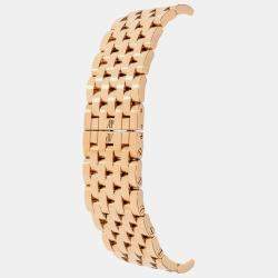 Pre Owned Audemars Piguet  Jules 77250OR.OO.1270OR.01 Manual Winding  Silver 18k Rose Gold Women's Wristwatch 33 mm