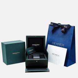 Pre Owned Audemars Piguet Royal Oak 15550ST.OO.1356ST.07 Automatic Grey Stainless Steel Women's Wristwatch 37 mm