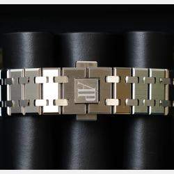 Pre Owned Audemars Piguet Royal Oak 15550ST.OO.1356ST.07 Automatic Grey Stainless Steel Women's Wristwatch 37 mm