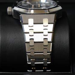 Pre Owned Audemars Piguet Royal Oak 15550ST.OO.1356ST.07 Automatic Grey Stainless Steel Women's Wristwatch 37 mm