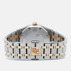 Pre Owned Audemars Piguet 18K Rose Gold Stainless Steel Royal Oak 67650SR.OO.1261SR.01 Women's Wristwatch 33 mm