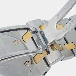 Audemars Piguet Black 18k Yellow Gold Stainless Steel Royal Oak Quartz Women's Wristwatch 33 mm