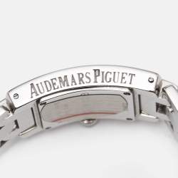 Audemars Piguet Blue Stainless Steel Diamond Promesse 67259ST.ZZ.1156ST03 Women's Wristwatch 20 mm