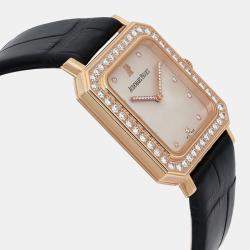 Audemars Piguet Cream Diamond Rose Gold 150680R.ZZ.D001CR.01 Manual Winding Women's Wristwatch 29 mm