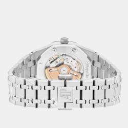 Pre Owned Audemars Piguet Royal Oak 77350ST.OO.1261ST.01 Automatic Silver Stainless Steel Women's Wristwatch 34 mm