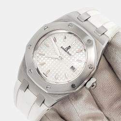 Pre Owned Audemars Piguet Royal Oak 67600ST Quartz Silver Stainless Steel Women's Wristwatch 33 mm